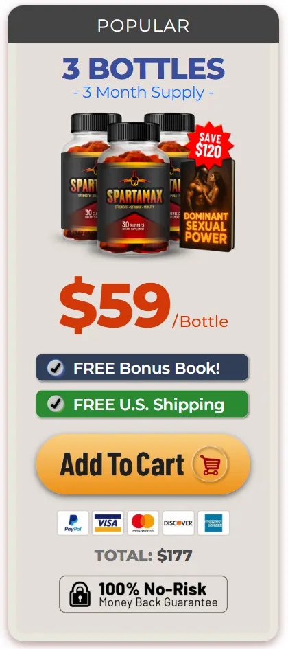 SpartaMax buy 3 bottles