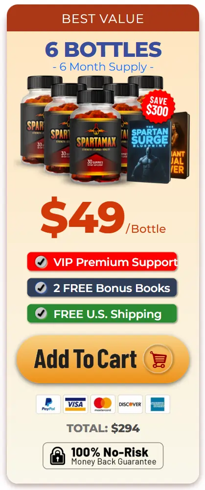 Buy SpartaMax 6 bottles