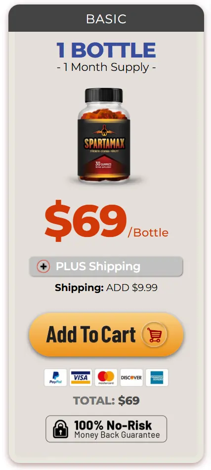 SpartaMax order now 1 bottle 